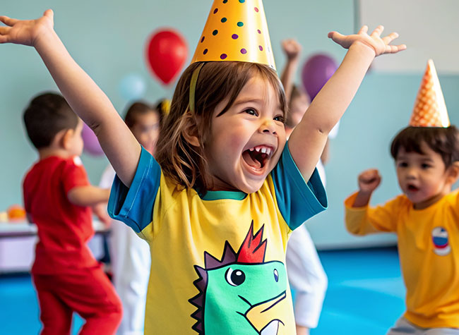 DLux Karate University Karate Birthday Party