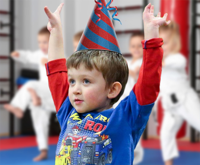 DLux Karate University Karate Birthday Party