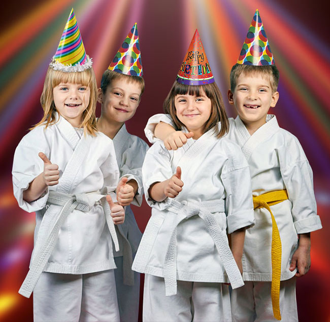 DLux Karate University Karate Birthday Party