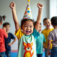 DLux Karate University Karate Birthday Party